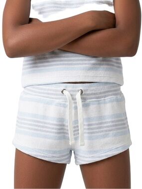 Play six girls multi striped terry knit Baja shorts